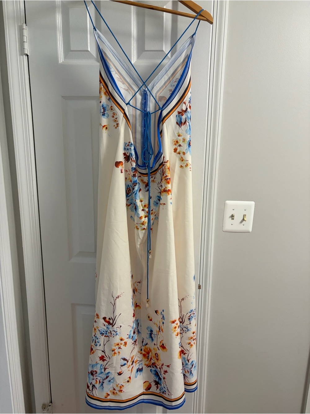NWT Commense Floral Printed Halter Long Dress - Picture 5 of 13
